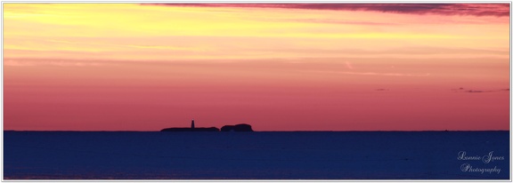 SUNRISE OVER FLINT ISLAND
